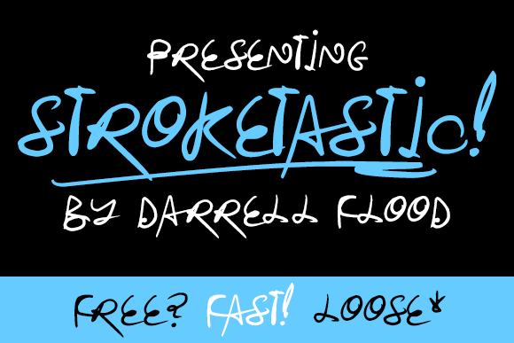 Stroketastic Font Poster 1