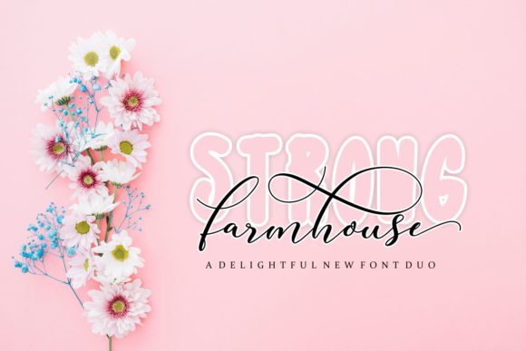 Strong Farmhouse Duo Font Poster 1