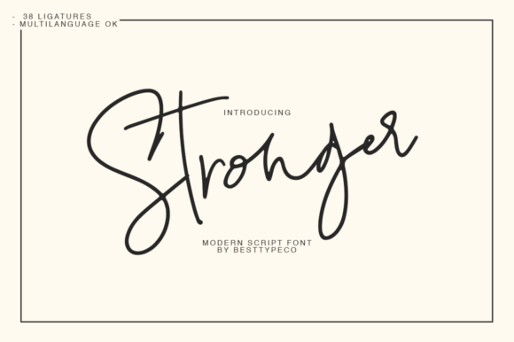 Stronger Font