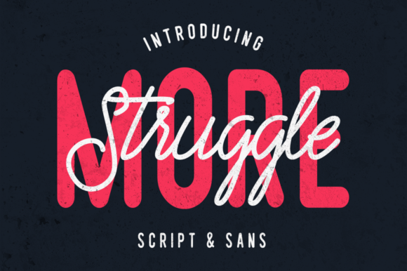 Struggle More Duo Font Poster 1