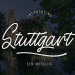 Stuttgart Font Poster 1