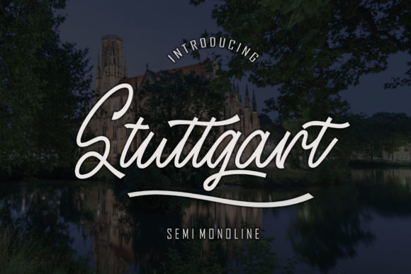 Stuttgart Font Poster 1