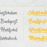 Stuttgart Script Font Poster 3