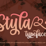 Styla Font Poster 1