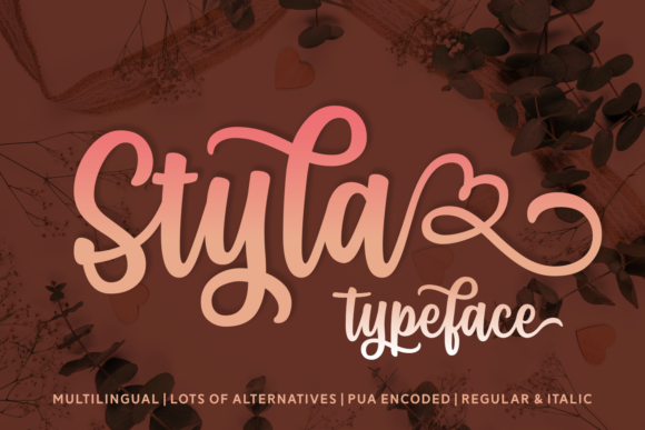 Styla Font Poster 1