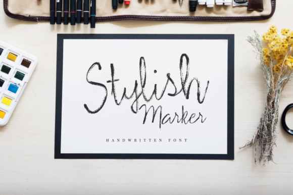 Stylish Marker Font