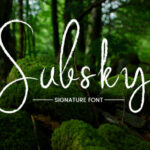 Subsky Font Poster 1