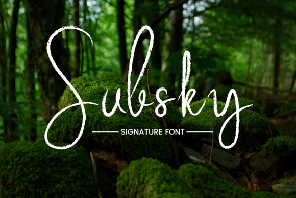 Subsky Font Poster 1