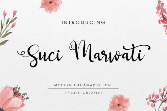 Suci Marwati Font Suci Marwati Font Poster 1