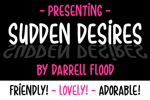 Sudden Desires Font Poster 1