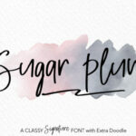 Sugar Plum Font Poster 1