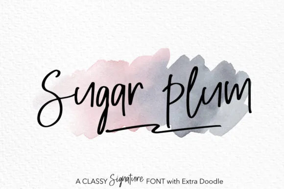 Sugar Plum Font Sugar Plum Font Poster 1