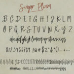 Sugar Plum Font Poster 8