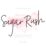 Sugar Rush Font Poster 1