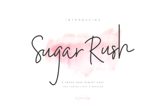 Sugar Rush Font Poster 1