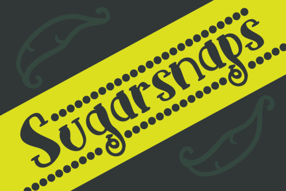 Sugarsnaps Font Poster 1