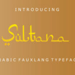 Sultana Font Poster 1