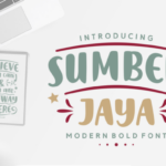 Sumber Jaya Font Poster 1