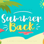 Summer Back Font Poster 1