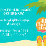 Summer Back Font Poster 5