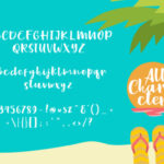 Summer Back Font Poster 5