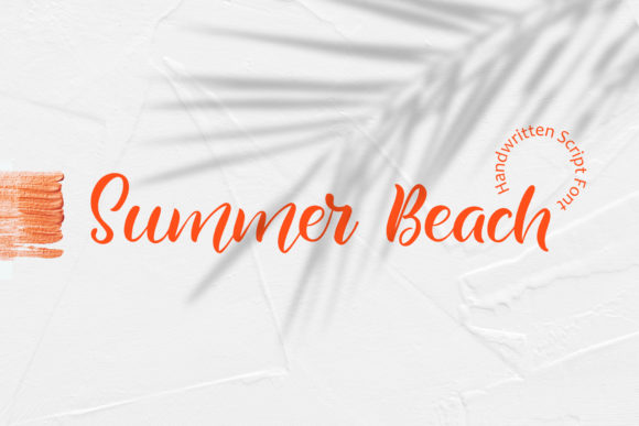 Summer Beach Font Poster 1