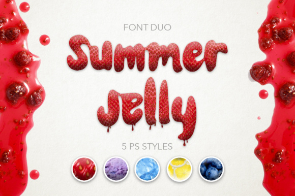 Summer Jelly Font Poster 1