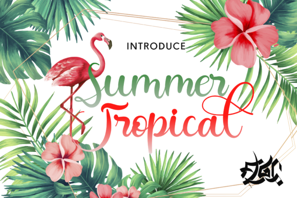 Summer Tropical Font