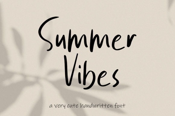 Summer Vibes Font