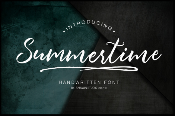 Summertime Script Font