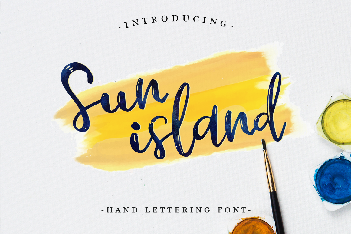 Sun Island Font Poster 1