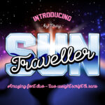 Sun Traveller Font Poster 1