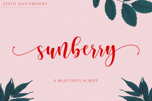 Sunberry Font Poster 1