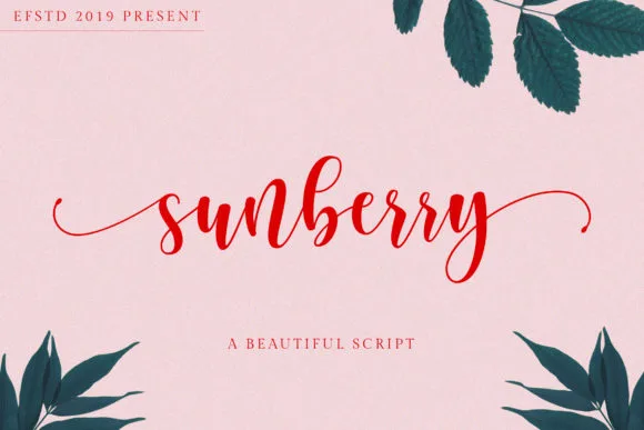Sunberry Font Sunberry Font Poster 1