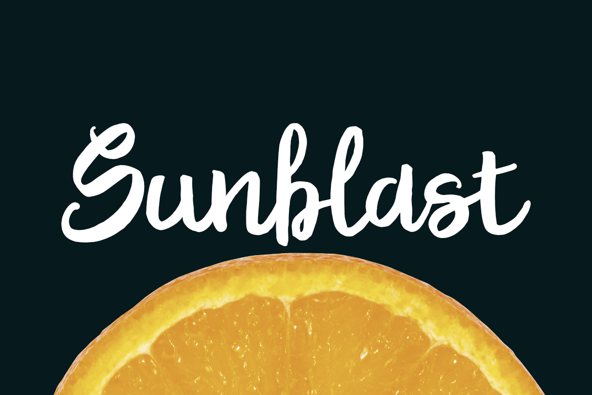 Sunblast Font