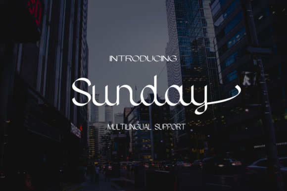 Sunday Font Poster 1