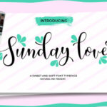 Sunday Love Font Poster 1