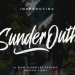 Sunder Outh Font Poster 1