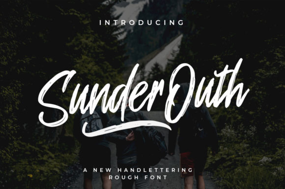 Sunder Outh Font Poster 1
