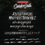 Sunder Outh Font Poster 8
