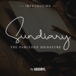 Sundiary Font Poster 1