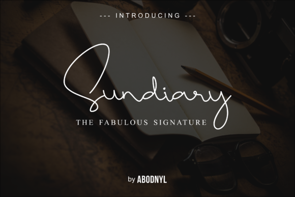 Sundiary Font Poster 1