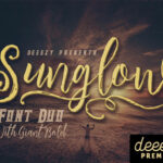 Sunglow Font Poster 1