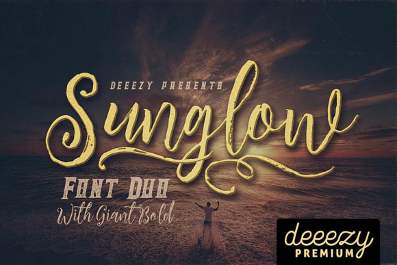 Sunglow Font Poster 1