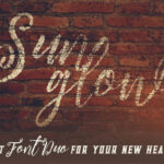 Sunglow Font Poster 4