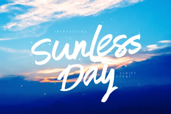 Sunless Day Font Sunless Day Font Poster 1