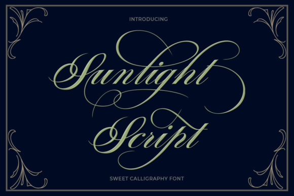 Sunlight Script Font