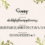 Sunny Script Font Poster 8