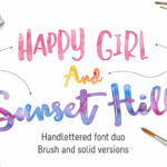 Sunset Hill Duo Font Poster 1