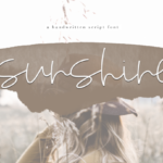 Sunshine Font Poster 1